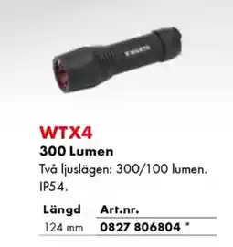 Würth WTX4 300 Lumen erbjuda