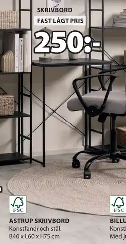 JYSK ASTRUP SKRIVBORD erbjuda