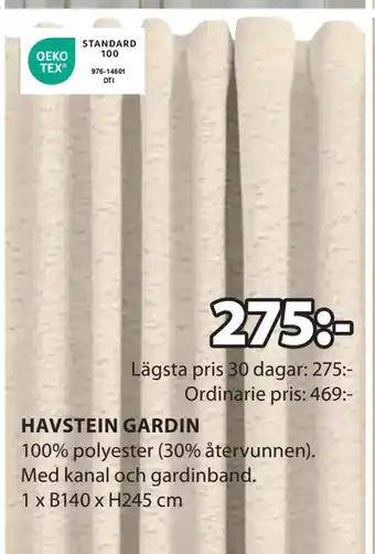 JYSK HAVSTEIN GARDIN erbjuda