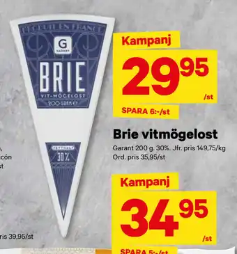 City Gross Brie vitmögelost erbjuda