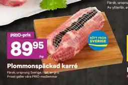 City Gross Plommonspäckad karré erbjuda