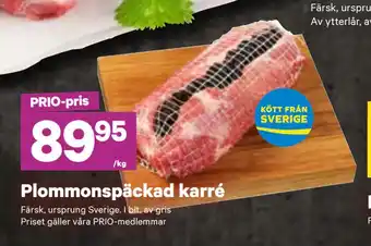 City Gross Plommonspäckad karré erbjuda