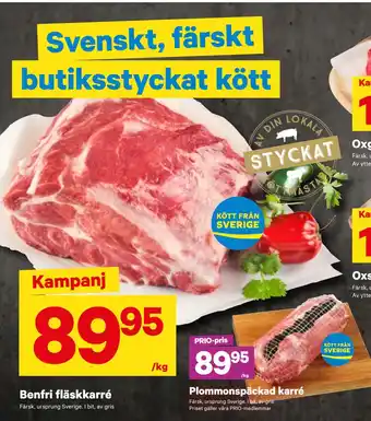 City Gross Benfri fläskkarré erbjuda