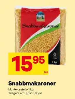 City Gross Snabbmakaroner erbjuda