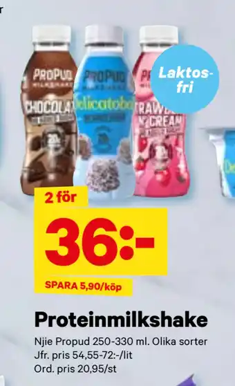 City Gross Proteinmilkshake erbjuda