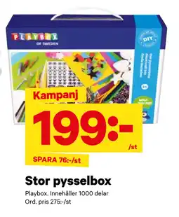 City Gross Stor pysselbox erbjuda