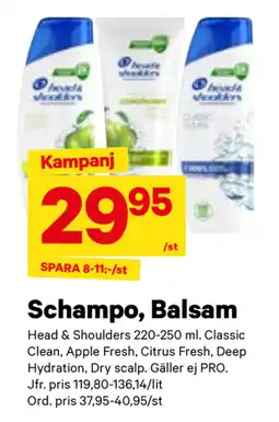 City Gross Schampo, Balsam erbjuda