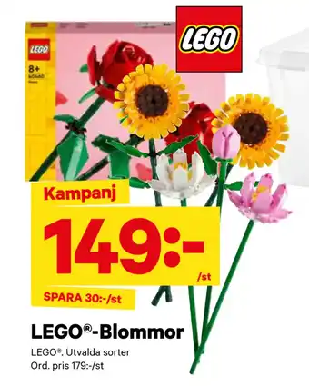 City Gross LEGO -Blommor erbjuda