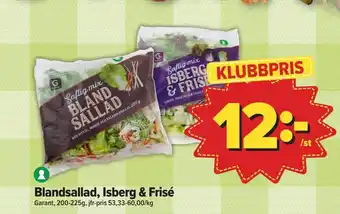 Östenssons Blandsallad, Isberg & Frisé erbjuda