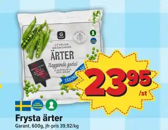 Östenssons Frysta ärter erbjuda