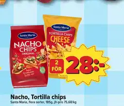 Östenssons Nacho, Tortilla chips erbjuda