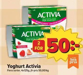 Östenssons Yoghurt Activia erbjuda