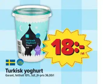 Östenssons Turkisk yoghurt erbjuda