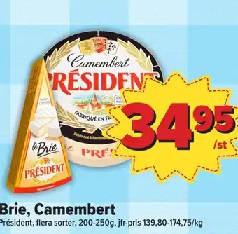 Östenssons Brie, Camembert erbjuda