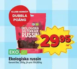 Östenssons Ekologiska russin erbjuda