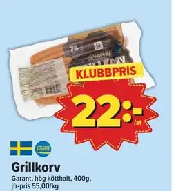 Östenssons Grillkorv erbjuda