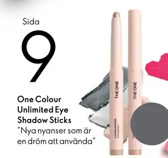 Oriflame One Colour Unlimited Eye Shadow Sticks erbjuda