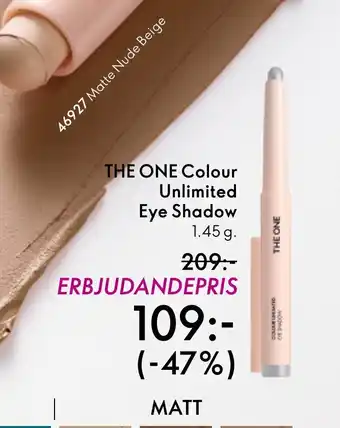 Oriflame THE ONE Colour Unlimited Eye Shadow erbjuda