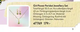 Oriflame Girl Power Peridot Jewellery Set erbjuda