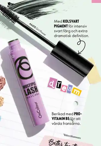 Oriflame OnColour Multiple Lash Mascara erbjuda