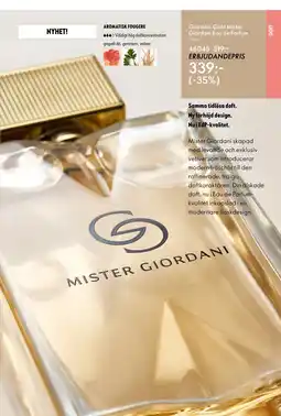 Oriflame Giordani Gold Mister Giordani Eau de Parfum erbjuda