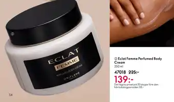 Oriflame Eclat Femme Perfumed Body Cream erbjuda