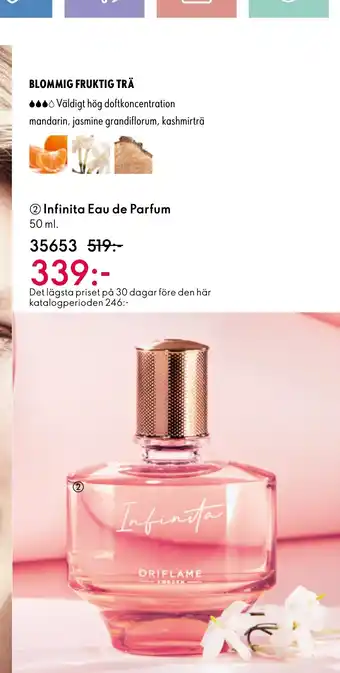 Oriflame Infinita Eau de Parfum erbjuda