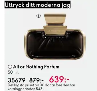 Oriflame All or Nothing Parfum erbjuda