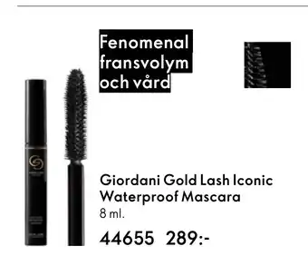 Oriflame Giordani Gold Lash Iconic Waterproof Mascara erbjuda