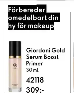 Oriflame Giordani Gold Serum Boost Primer erbjuda