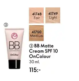 Oriflame BB Matte Cream SPF 10 OnColour erbjuda