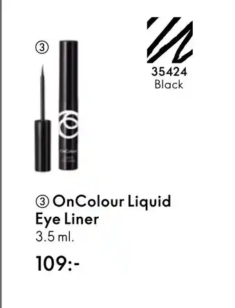 Oriflame ③OnColour Liquid Eye Liner erbjuda