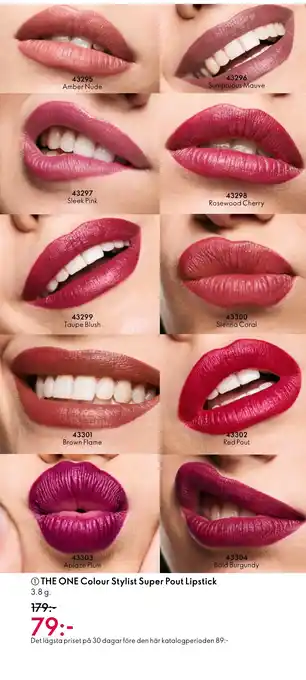 Oriflame THE ONE Colour Stylist Super Pout Lipstick erbjuda