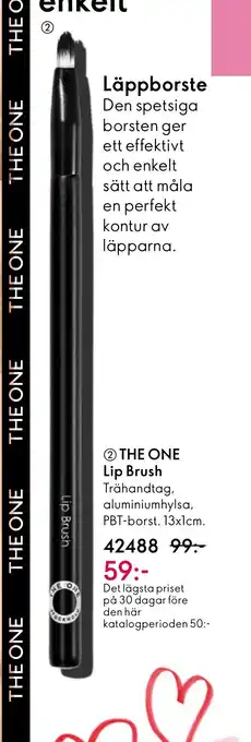 Oriflame ②THE ONE Lip Brush erbjuda