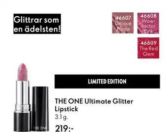 Oriflame THE ONE Ultimate Glitter Lipstick erbjuda