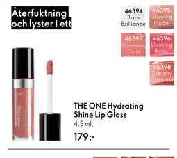 Oriflame THE ONE Hydrating Shine Lip Gloss erbjuda