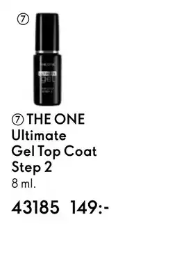 Oriflame ⑦THE ONE Ultimate Gel Top Coat Step 2 erbjuda