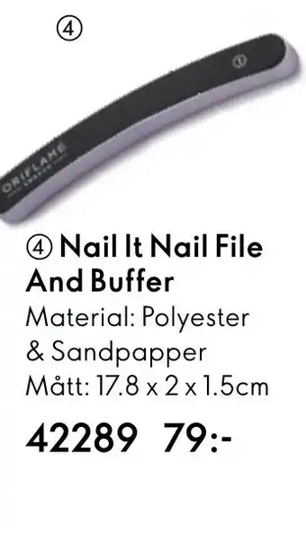 Oriflame Nail It Nail File And Buffer erbjuda