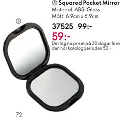 Oriflame ⑤Squared Pocket Mirror erbjuda