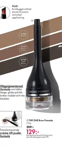 Oriflame THE ONE Brow Pomade erbjuda