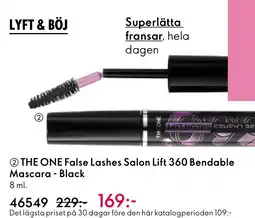 Oriflame 2 THE ONE False Lashes Salon Lift 360 Bendable Mascara - Black erbjuda