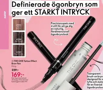 Oriflame THE ONE Tattoo Effect Brow Pen erbjuda