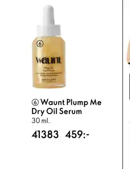 Oriflame Waunt Plump Me Dry Oil Serum erbjuda