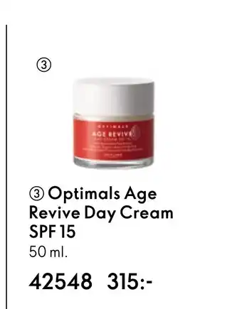 Oriflame ③Optimals Age Revive Day Cream SPF 15 erbjuda