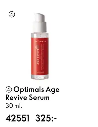 Oriflame 4 Optimals Age Revive Serum erbjuda