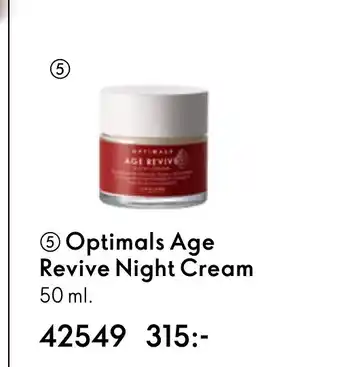 Oriflame ⑤Optimals Age Revive Night Cream erbjuda