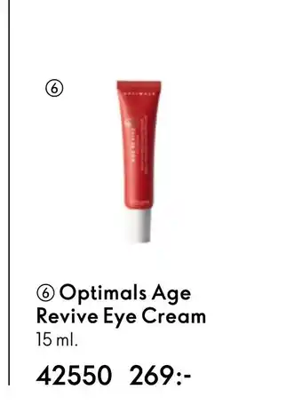 Oriflame ⑥Optimals Age Revive Eye Cream erbjuda