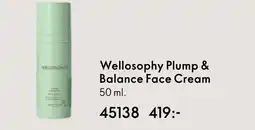 Oriflame Wellosophy Plump & Balance Face Cream erbjuda