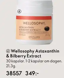 Oriflame 4 Wellosophy Astaxanthin erbjuda