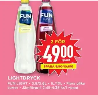 Willys FUN LIGHT Lightdryck erbjuda